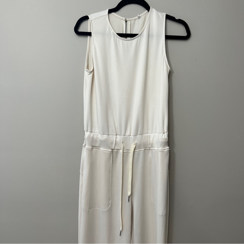 NWOT - White Cream Jumpsuit - size Large - Picture 2 of 5